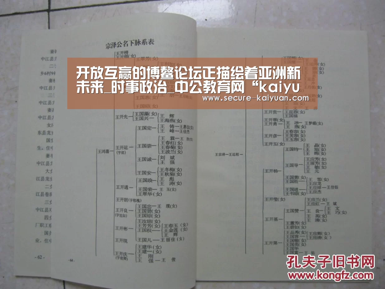 开放互赢的博鳌论坛正描绘着亚洲新未来_时事政治_中公教育网“kaiyuan”(图3) 开元体育